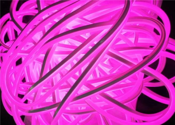 Pink Color Silicone Neon Flexible Strip Lights 2835SMD 120 leds For Modelling Of
