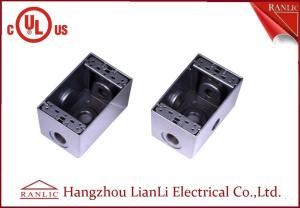 Wholesale 1/2&quot; 3/4&quot; Two Gang Electrical Box Waterproof Terminal Box Powder Coated , UL Listed from china suppliers