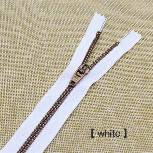 Customized Zipper Chain with Logo Zip Binder for Jeans Pants 4 Resin Gold Zipper