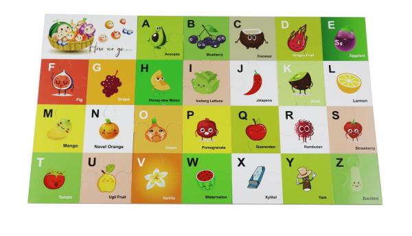 Children Floor Alphabet Fruit Jigsaw Puzzle Educational Games And Puzzles For 5