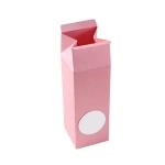 Custom Kraft Paper Corrugated Cardboard Printing Pink Milk Carton Packaging