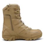 High Quality Leather Combat Tactical Boots Waterproof High Top Black Genuine