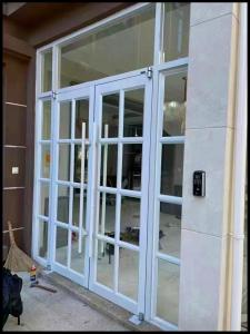 Wholesale 8ft Marvin Elevate Double swing Doors Stainless Steel ODM kfc door from china suppliers