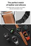 1.3 Inch IP67 Magnetic Wireless Charging Smartwatch 200mAh PK L13 AW9