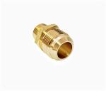 Half Union 3/4 Flare X 1/2 NPT Brass Tube Fitting Hex Nipple