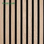 26kg/pcs Modern Design Wall Ceiling Decorative Acoustic Slat Wood Wall Panels