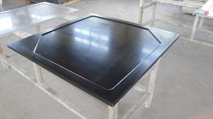 Wholesale Resist Heat Epoxy Resin Laboratory Worktops , Black Glare Surfaces from china suppliers