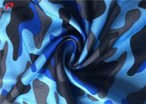 Wholesale Camouflage Printing Single Jersey Fabric Polyester Spandex Fabric For T - Shirt from china suppliers