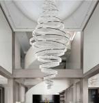 Thickened Chassis Polishing Crystal Large Chandelier Lights 25m2 For Double