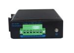 Industrial Fiber Media Converter 10/100/1000M 1 SFP with 2 RJ45 port Singlemode