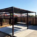 6x6 inches Lumber Pergola/Gazebo Hardware for Carbon Steel Q235 Black Powder