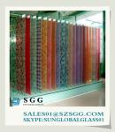 colorful pvb laminating glass