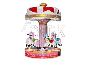Wholesale Theme Park Kids Swing Ride 6 Players Merry Go Round Carousel D1.85*H2.6 M from china suppliers