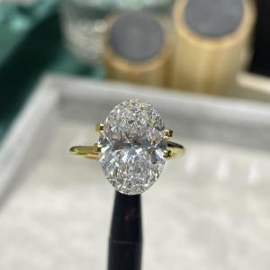 Wholesale Large Certified CVD Loose Synthetic White Diamond Oval Brilliant 10ct from china suppliers