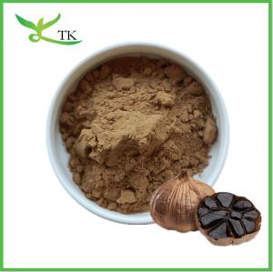 China Natural Food Grade Fermented Black Garlic Extract Powder SAC Aged Black Garlic Powder on sale