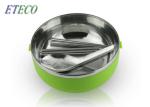 3 Layers Stainless Steel Bento Box Ergonomic Silicone Sealing Ring Heatproof