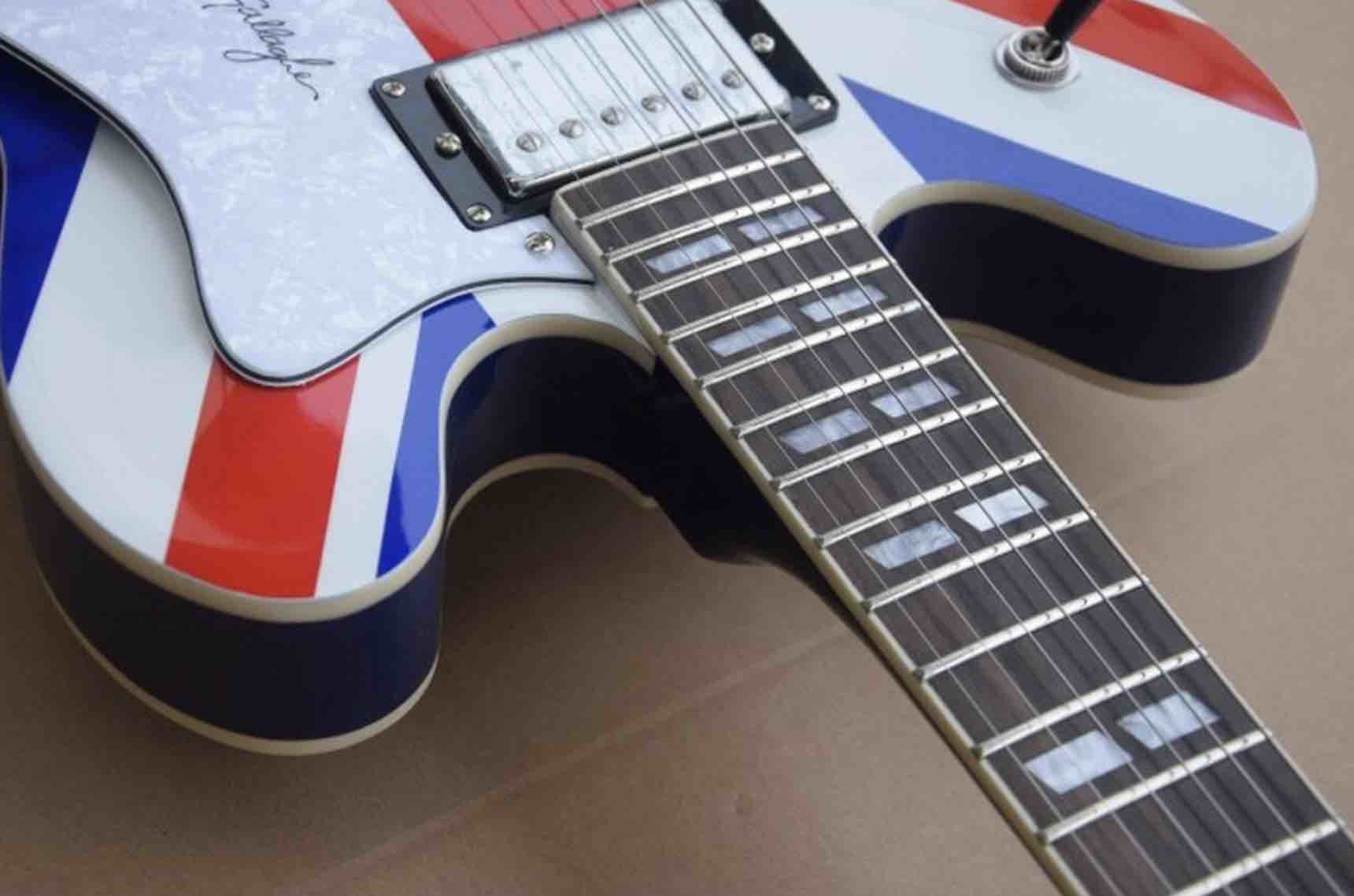 Custom Shop ES-335 LP Noel Gallagher Confederate Guitar