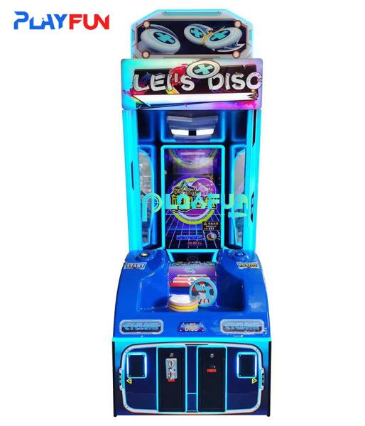 Newly Coin Operated Let's disc it lottery game machine Gaming Center tickets