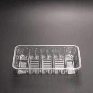 Wholesale Clear Disposable Plastic Food Plate For Fresh Vegetable Packing Tray With Sealing from china suppliers