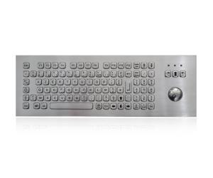 Wholesale 100 Key Stainless Steel Keyboard With Optical Mechanical Trackball Waterproof from china suppliers