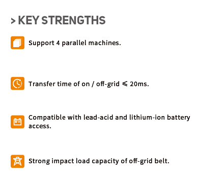 Single Phase Residential Energy Storage Inverters 7.5KW for Home Energy Storage