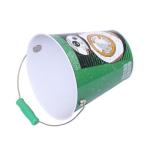 12L Metal Tin Cans Wine Bucket 4 Color Galvanized Ice Bucket With Handle