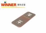 Low Resistance Nickel Plated Copper Bus Bar , 26650 Lithium Battery Connectors