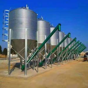 China HX Steel Agricultural Feed Bins Poultry Grain Storage Bins on sale