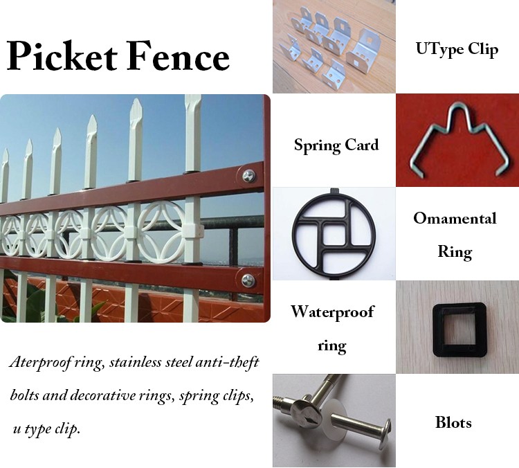 steel garrison galvanised wrought iron fence used