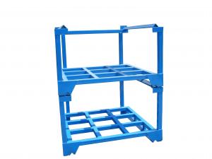 China Warehouse Storage Power Coated Steel Tyre Pallet Stacking Rack For Sale on sale