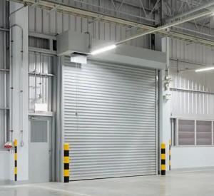China Logistics Park Channel Used PLC Control Aluminum High Speed Spiral Door 0.8m/s Opening Speed Wind Resistance≤2.0KN/m2 on sale