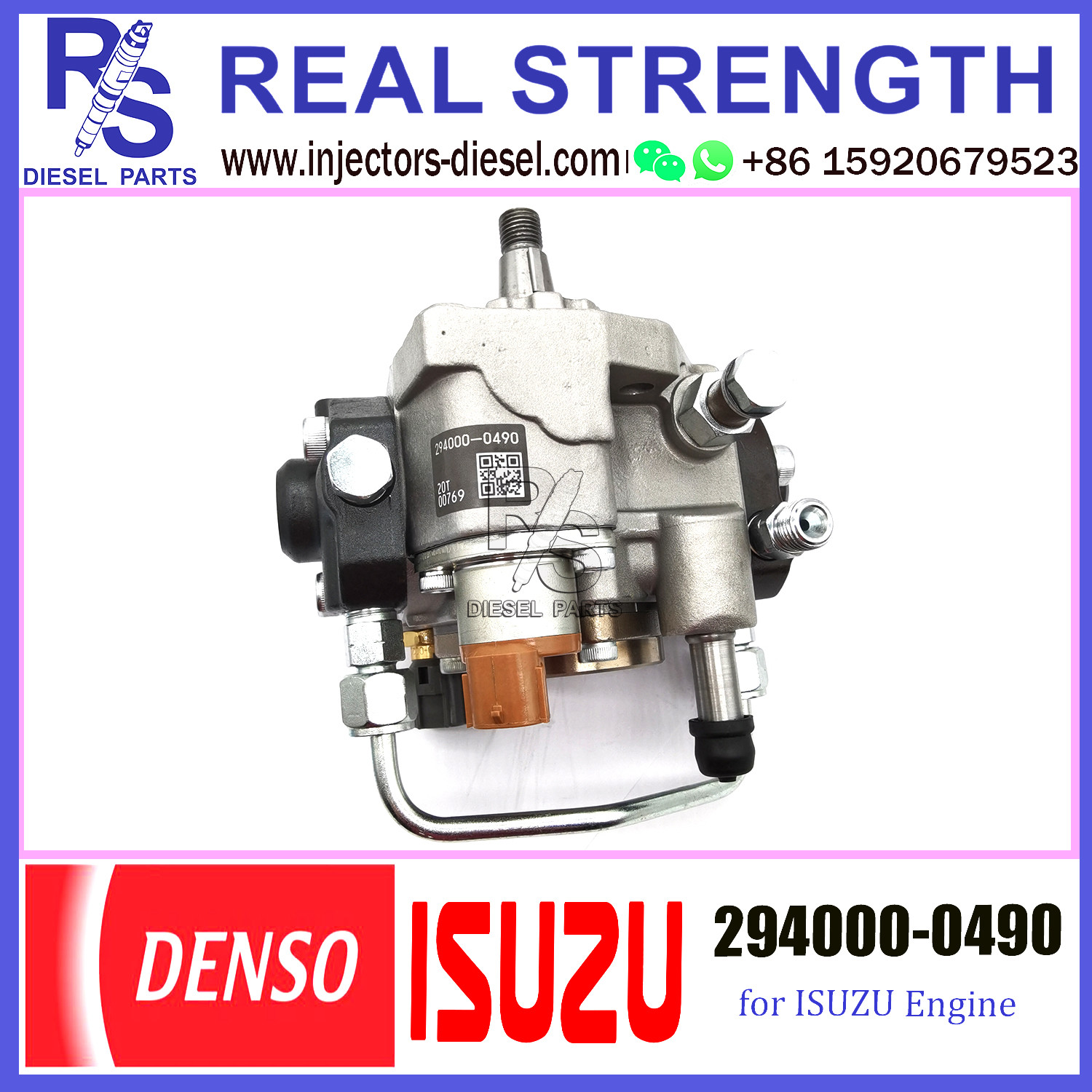 DENSO Common Rail Fuel Injection Pump 294000-0490 294000-0491 For ISUZU 4JJ1 8-97381555-0 8-97381555-1