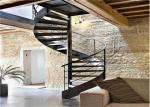 Thailand Oak Spiral Staircase , Space Saving Spiral Staircase Easy Assembling