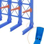 Industrial Single Cantilever Rack for Sheet Metal Storage Weight Capacity 300