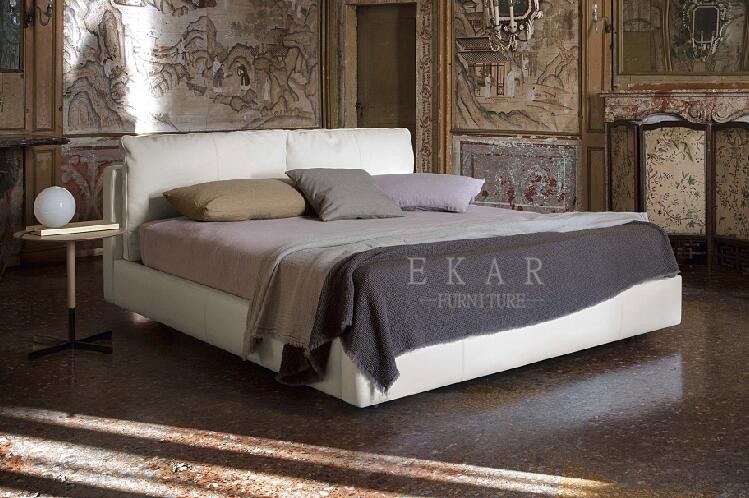 Bed Room Soft Wood Double Bed Designs ZZ-BD024