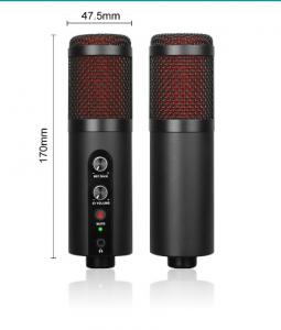Wholesale Cardioid Usb Condenser Microphone With Pop Filter And Stand OEM ODM from china suppliers