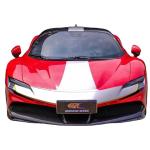 For Ferrari SF90 Dry Carbon Fiber Body Kit SF90 OEM Style Carbon Fiber Front Lip