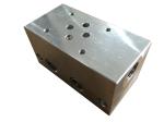 Aluminum Hydraulic Valves Manifold Blocks For Forklift Truck System