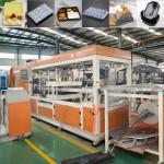 Fully automatic three-station thermoforming machine
