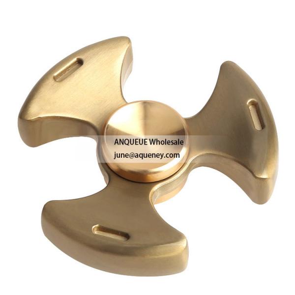 NEW design high quality brass hand type fidget spinner Rotation Time Long Anti Stress