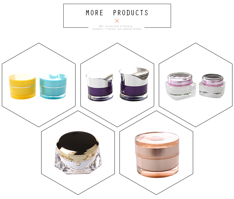Fashion oval shape acrylic cosmetics jar 50g acrylic cosmetic jar 30g cosmetic acrylic cream jars