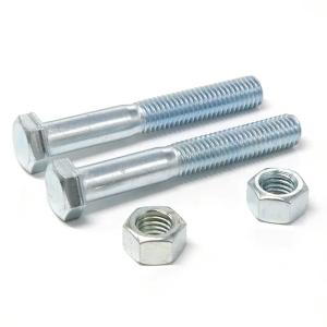 Wholesale 8.8 10.9 12.9 Grade M6 M7 M8 Zinc Plated Hex Head Bolts And Nut from china suppliers