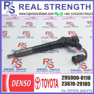 Wholesale Common Rail Diesel Injector 295900-0110 for TOYOTA 2.2 D4D D-CAT 23670-29105 from china suppliers