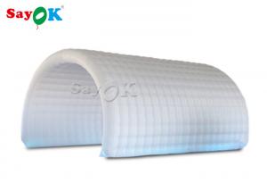 Wholesale Inflatable Lawn Tent White Oxford Cloth Inflatable Channel Tent 6*3*3mH For Sports Competition from china suppliers