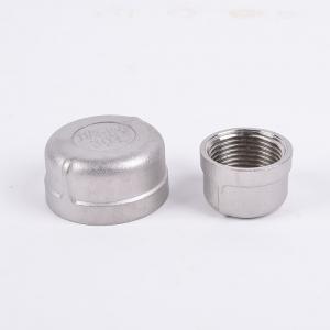 Wholesale Casting Stainless Steel 201 304 Plumbing Blinds Threaded Round Tube Fitting Caps Pipe Fitting Dome End for Male Cap from china suppliers