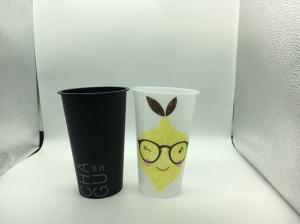 Wholesale Injection Molded PP Plastic Beverage Cups for Milk Tea Juice , Iml Products from china suppliers