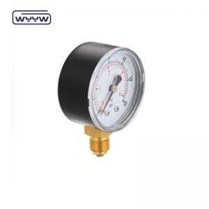 China WYYW pressure gauge price bottom connection 2 50mm plastic case air pressure gauge lpg gas manometer on sale