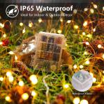 5M 10M 50 Led Fairy Night Light Battery Powered Led Leather String Light