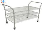 RK Bakeware China Foodservice NSF Stainless Steel Serving Cart Rolling Cart