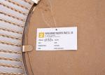 Gold Sunburst Wall Mountable Mirror Oval Sunburst Decoration Metal Frame